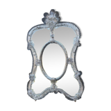 Venetian mirror made of Murano glass, circa 1950.