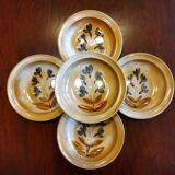 5 hollow plates Grès du Marais