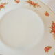 Set of 8 dessert plates opaline pink patterns Arcopal France Vintage