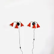 3-Armed Wall Lamp By H. Busquet For Hala Zeist, The Netherlands, 1950S