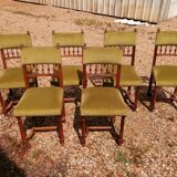 Set of 6 henry II chairs