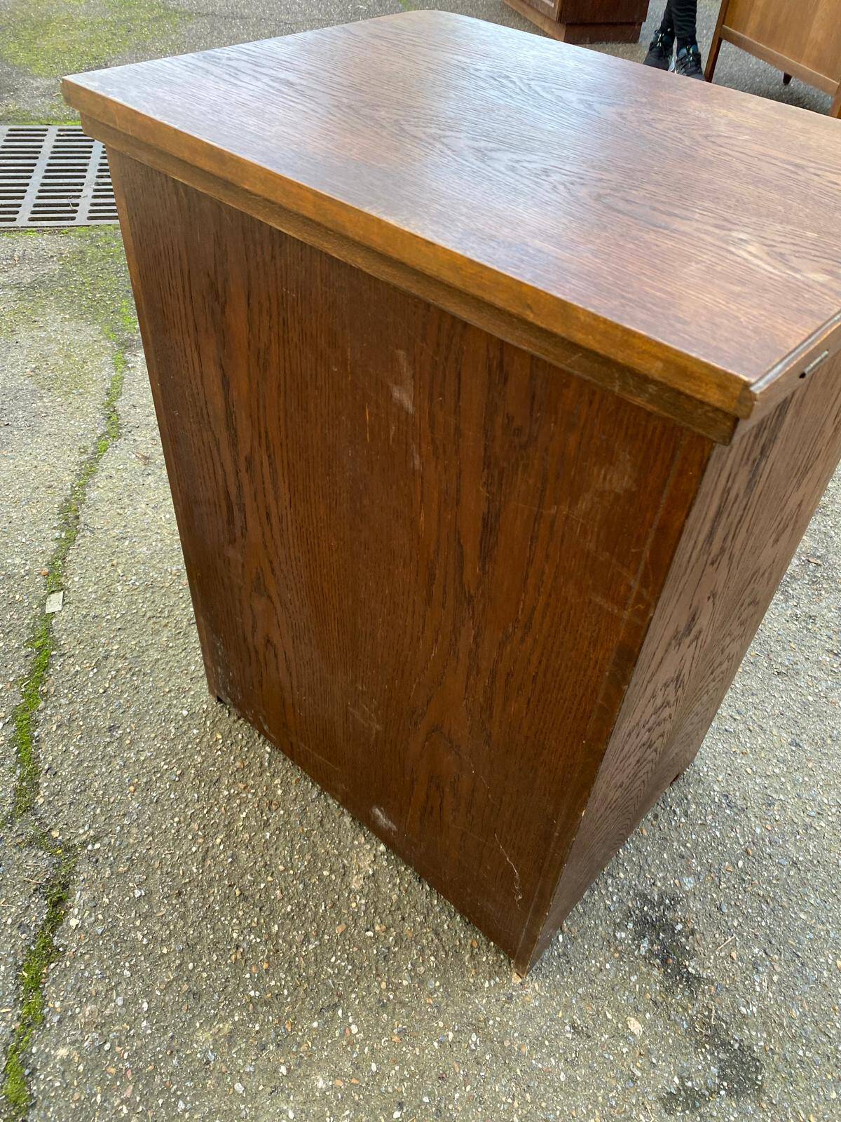 Vintage solid wood commode in Breton style