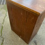 Vintage solid wood commode in Breton style