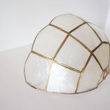 Mother-of-pearl shell shape wall lamp