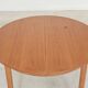 Round extending table, light oak, East Germany, 1960s
