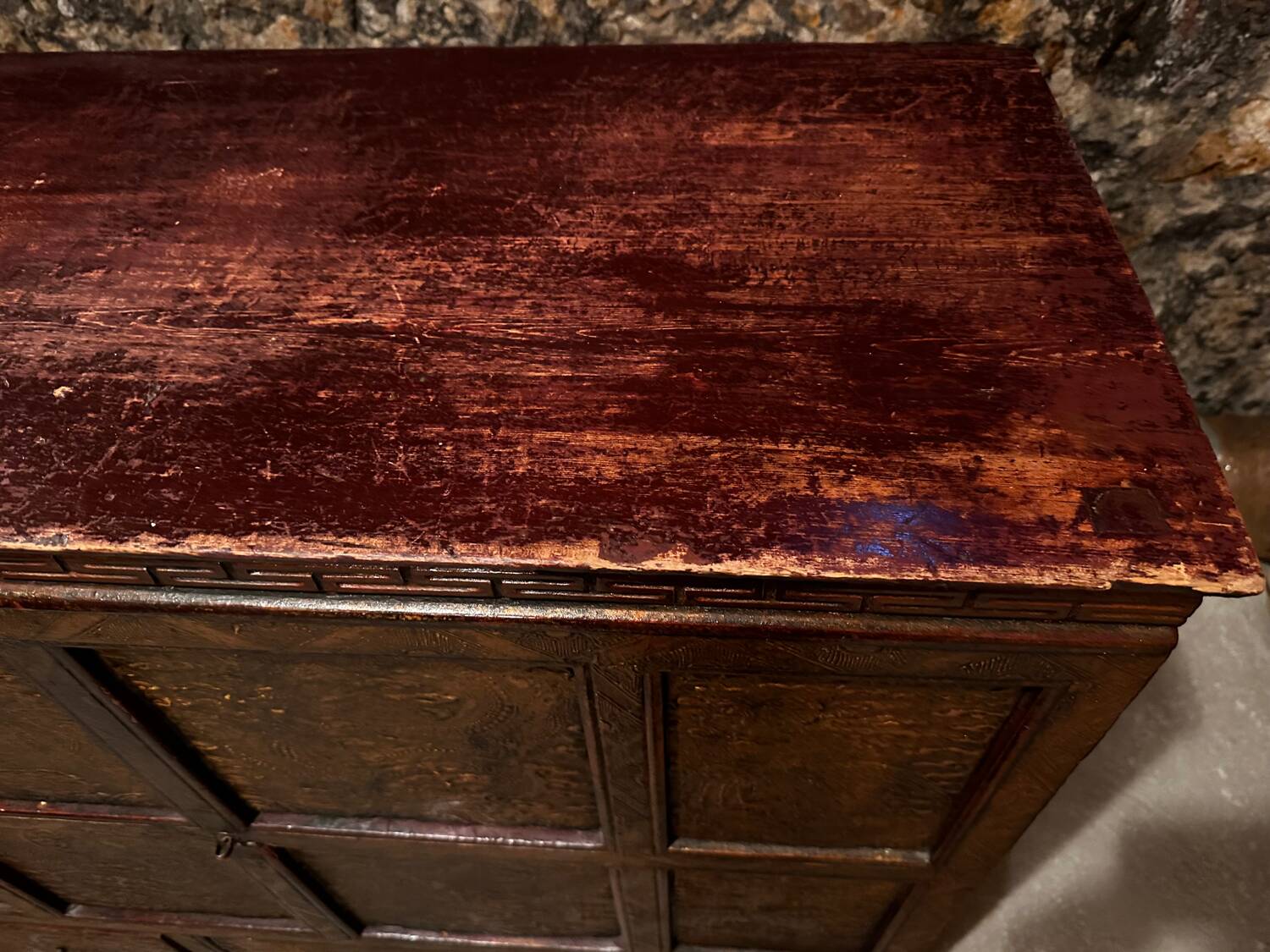 Ancient Tibetan commode