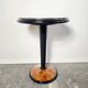 Table d'appoint en noyer et bois ébène de style Art Déco