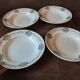 Set of 4 Lamandinoise St Amand soup plates