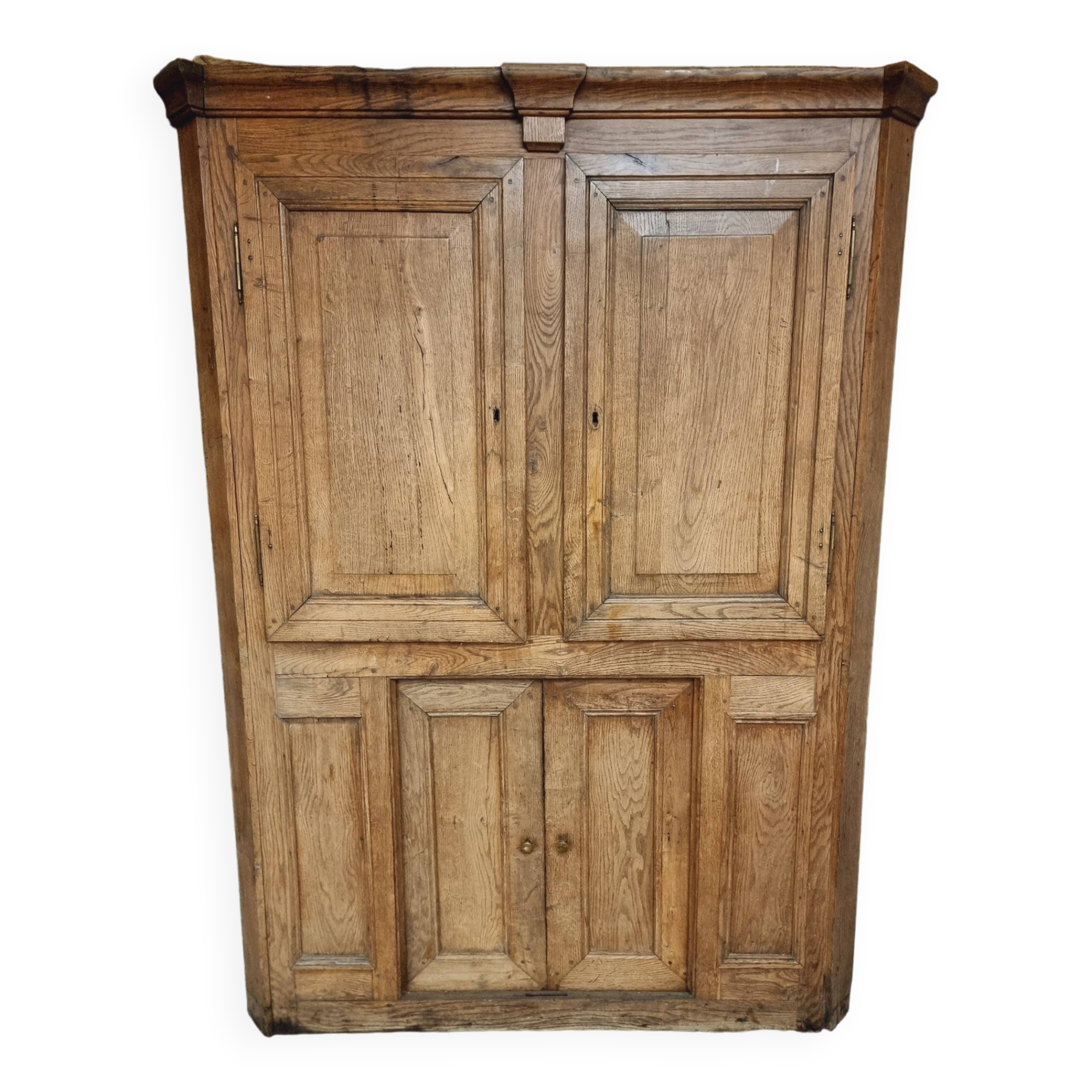 Antique cabinet door furniture panel oak 19th century 140x193cm