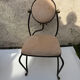 Vintage wrought iron chair design 80s/90s