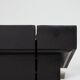 Obliqua two-seater leather sofa, Mario Botta, 1980s