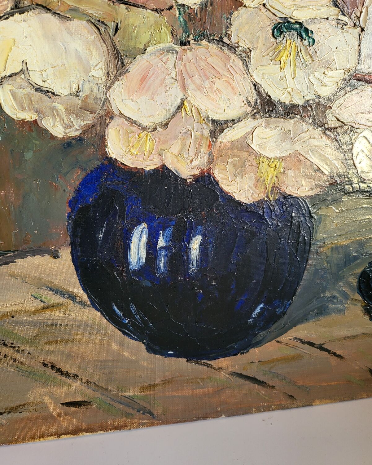 Oil on panel, germaine luquet, bouquet of flowers