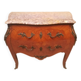 Louis XV style marquetry chest of drawers