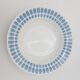 8 hollow plates Digoin Sarreguemines "Tartan"