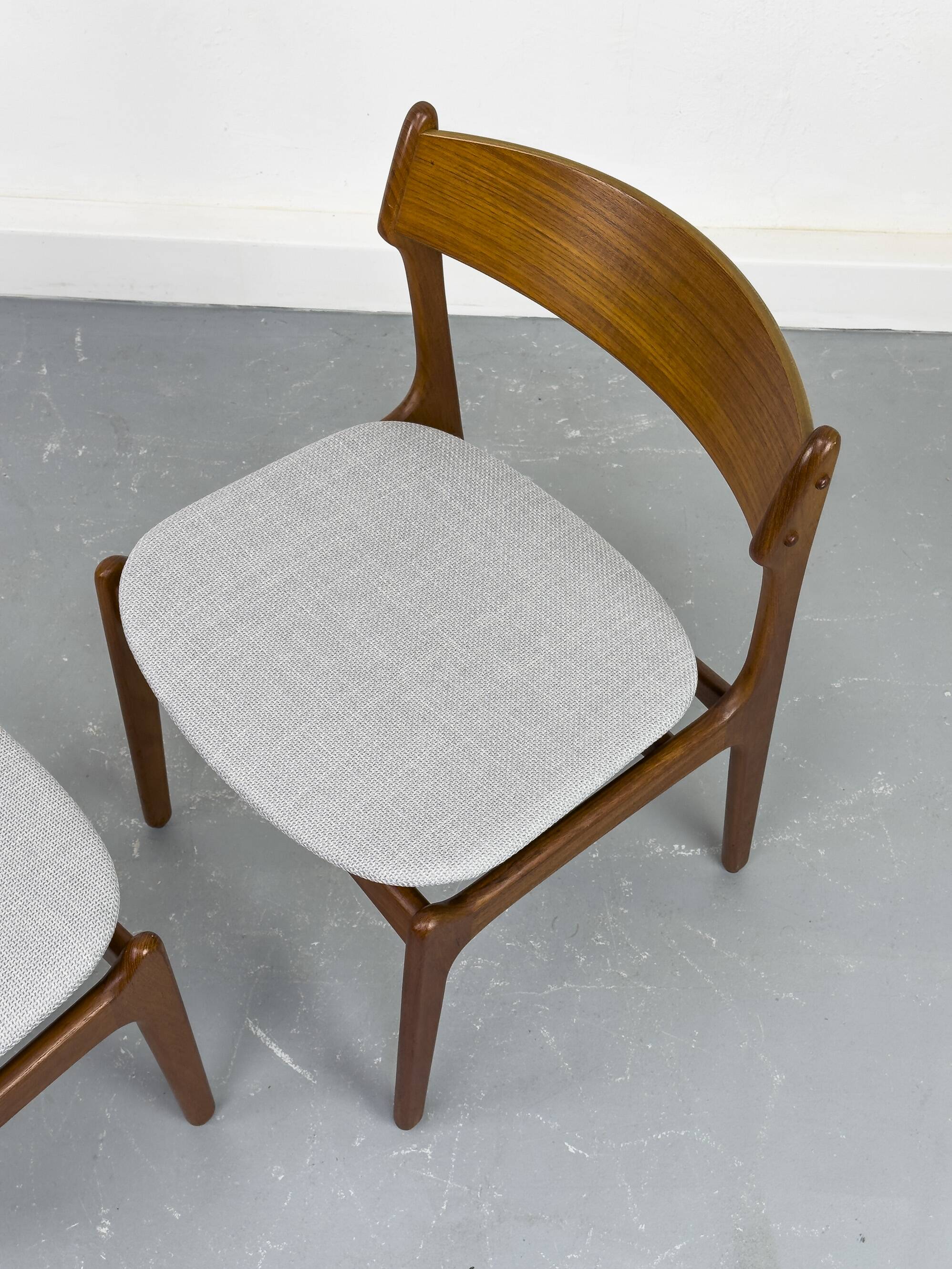 Danish Teak Dining Chairs by Erik Buch for OD Møbler, 1960s, Set of 4