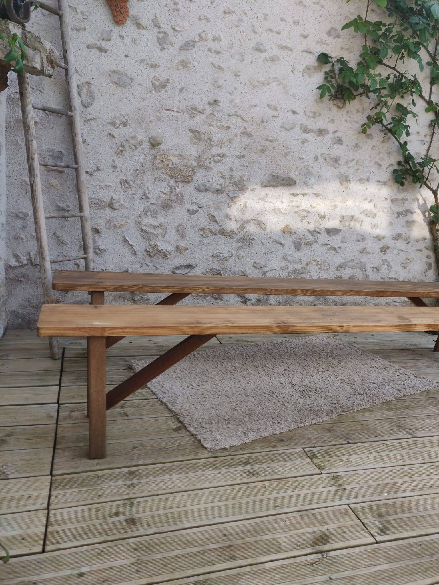 Pair of old benches