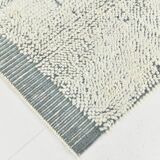 4x7 Shade Of Gray & White Neutral Vintage Rug, 136x199Cm