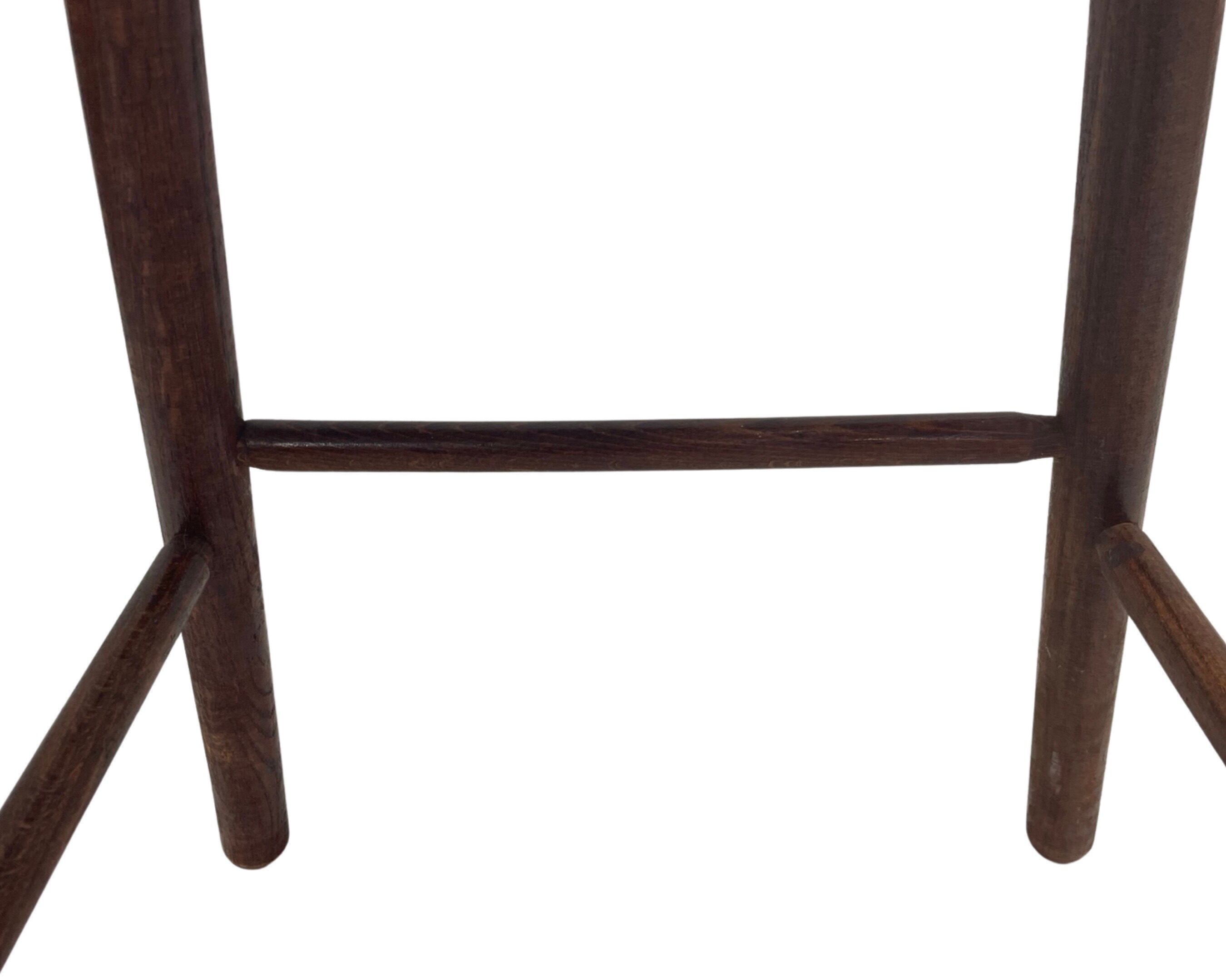 Vintage barstool, wood, 60s
