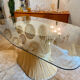 McGuire 1970 Rattan Dining Table