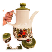 Colourful vintage 70s coffee maker