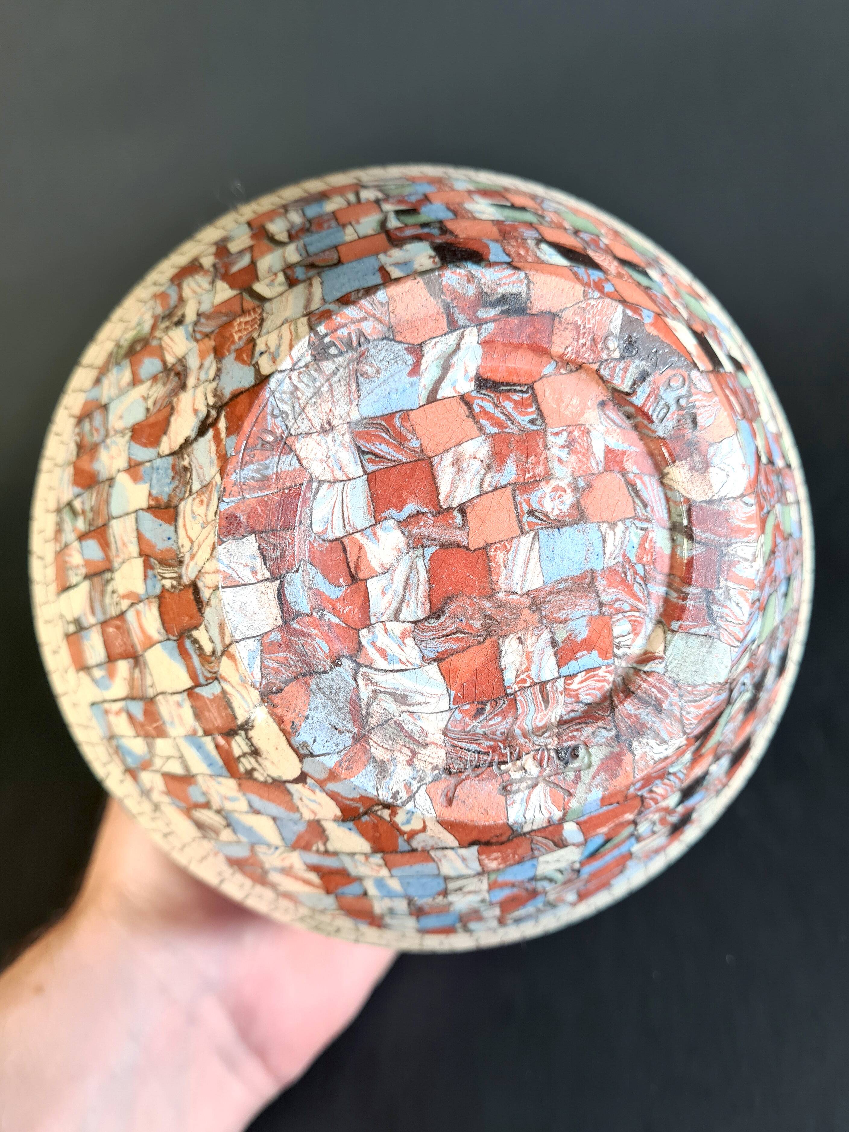 Vase en mosaïque Gerbino Vallauris – modèle 16 cm
