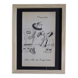 Illustration daninos de 1962 " hospitalité "