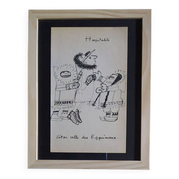 Illustration by Daninos from 1962 "hospitality"