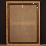 Tableau religieux huile sur toile Saint Roch du XXème siècle