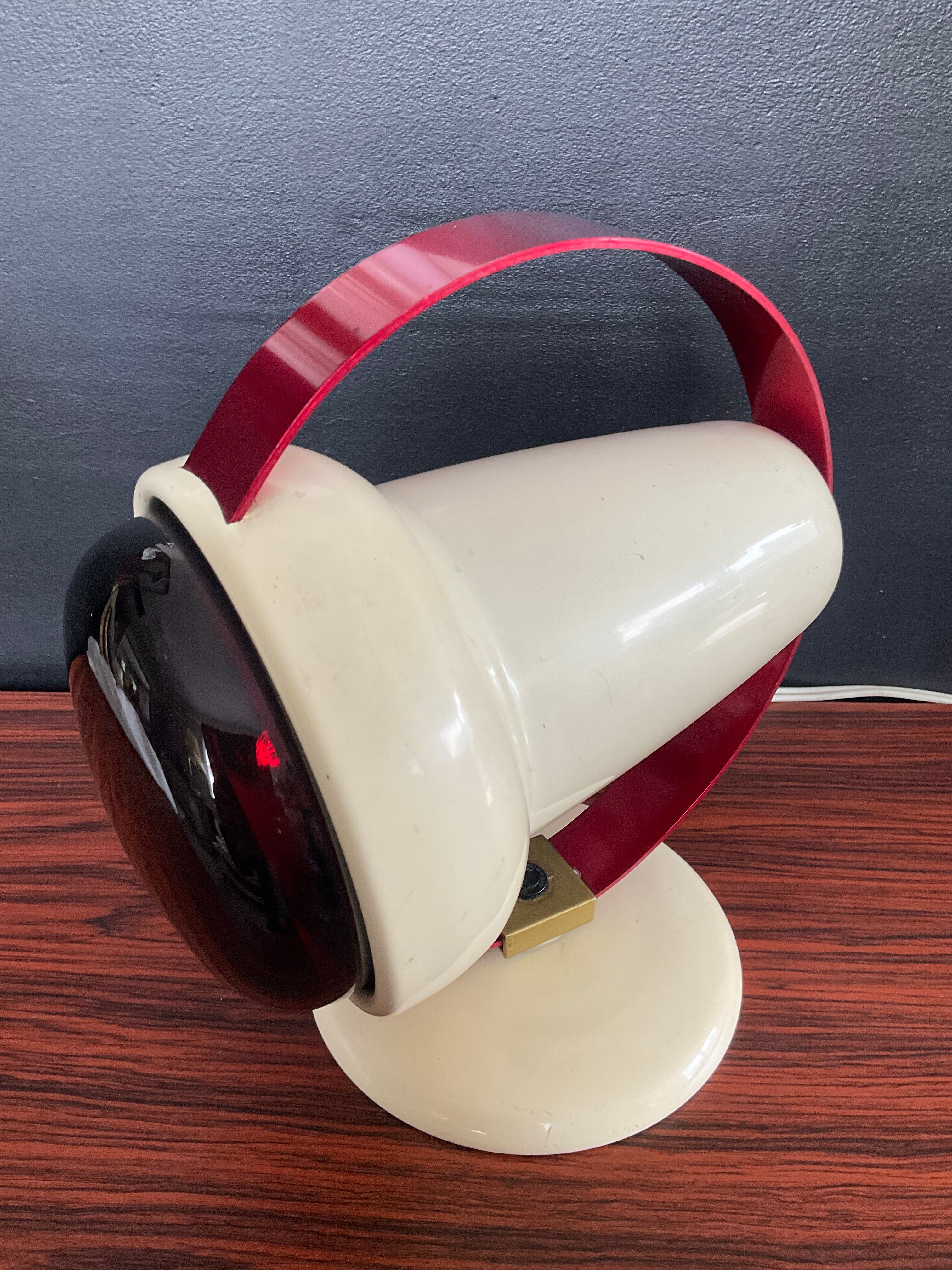 Philips Infraphil lamp designed by Charlotte Perriand