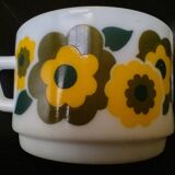 Arcopal Vintage Lotus Flowers Mugs