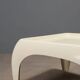 Vintage Space Age white fibreglass coffee tables, design, 1960s
