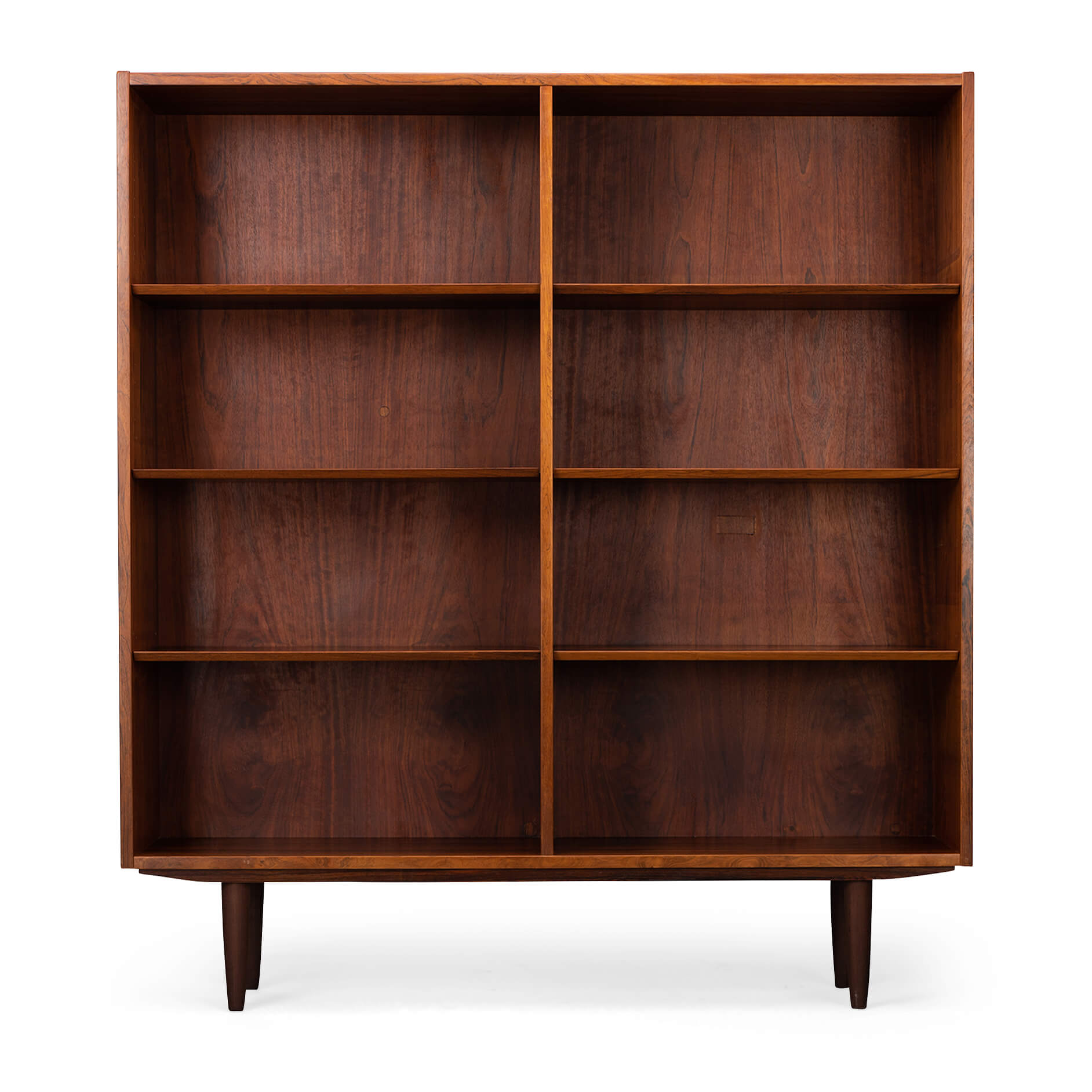 Danish Design Rosewood Bookcase by Hundevad, 1960s