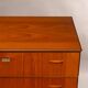 Commode en teck haute de design danois, années 1960