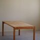 Jørgen Bækmark, Dining table in Oak & Cork, Danish Mid Century Modern, 1960s