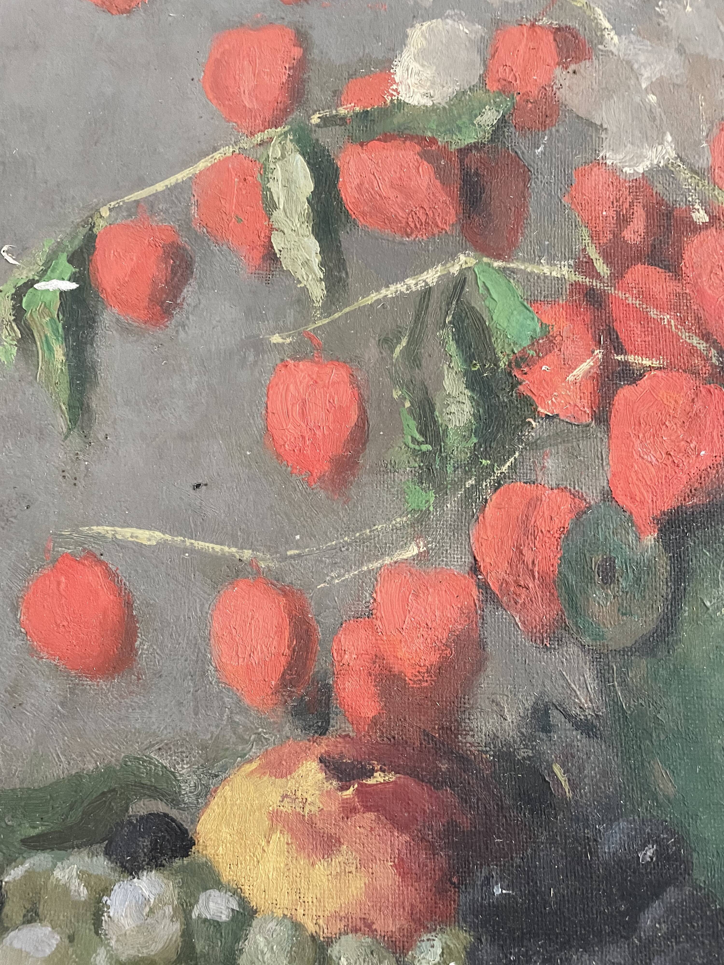 Old still life painting signed Frédéric Louis Levé