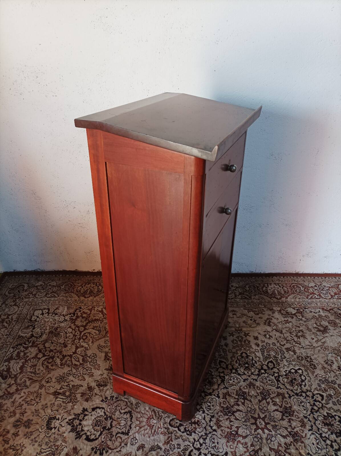 Vintage mahogany entrance writing desk