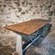 Antique French bistro/work table, circa 1920