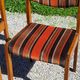 Set of 5 70s designer chairs in beech and orange and brown velvet Self éditeur