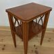 Table de chevet ou d'appoint à croisillons, bois, années 60
