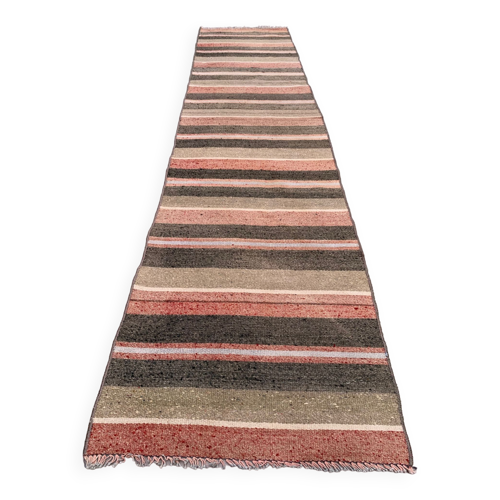 Old Turkish narrow Kilim Runner 217x49 cm shabby chic, vintage kelim