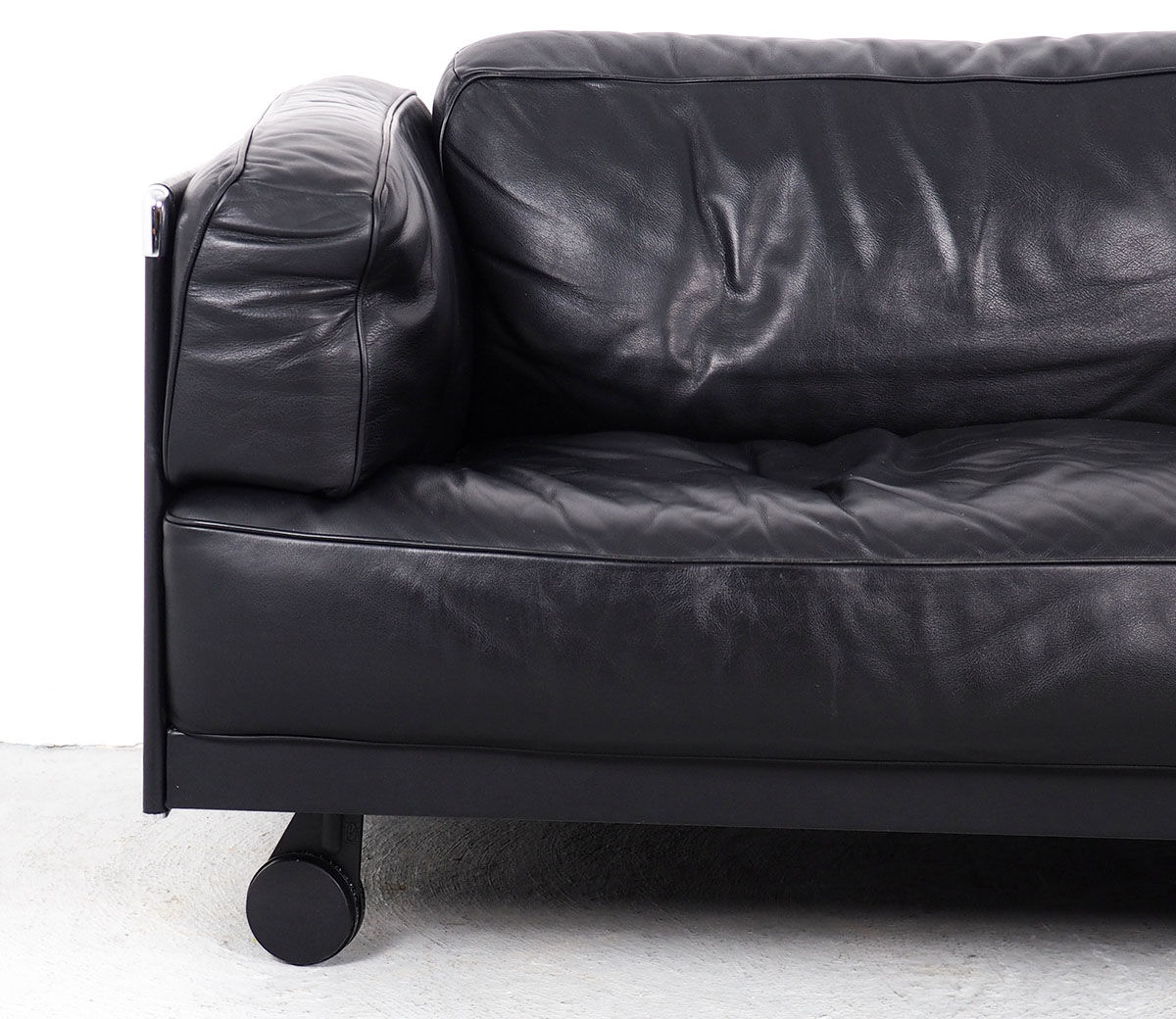 Twice 2.5-Seater Leather Sofa by Pierluigi Cerri for Poltrona Frau, 1990s