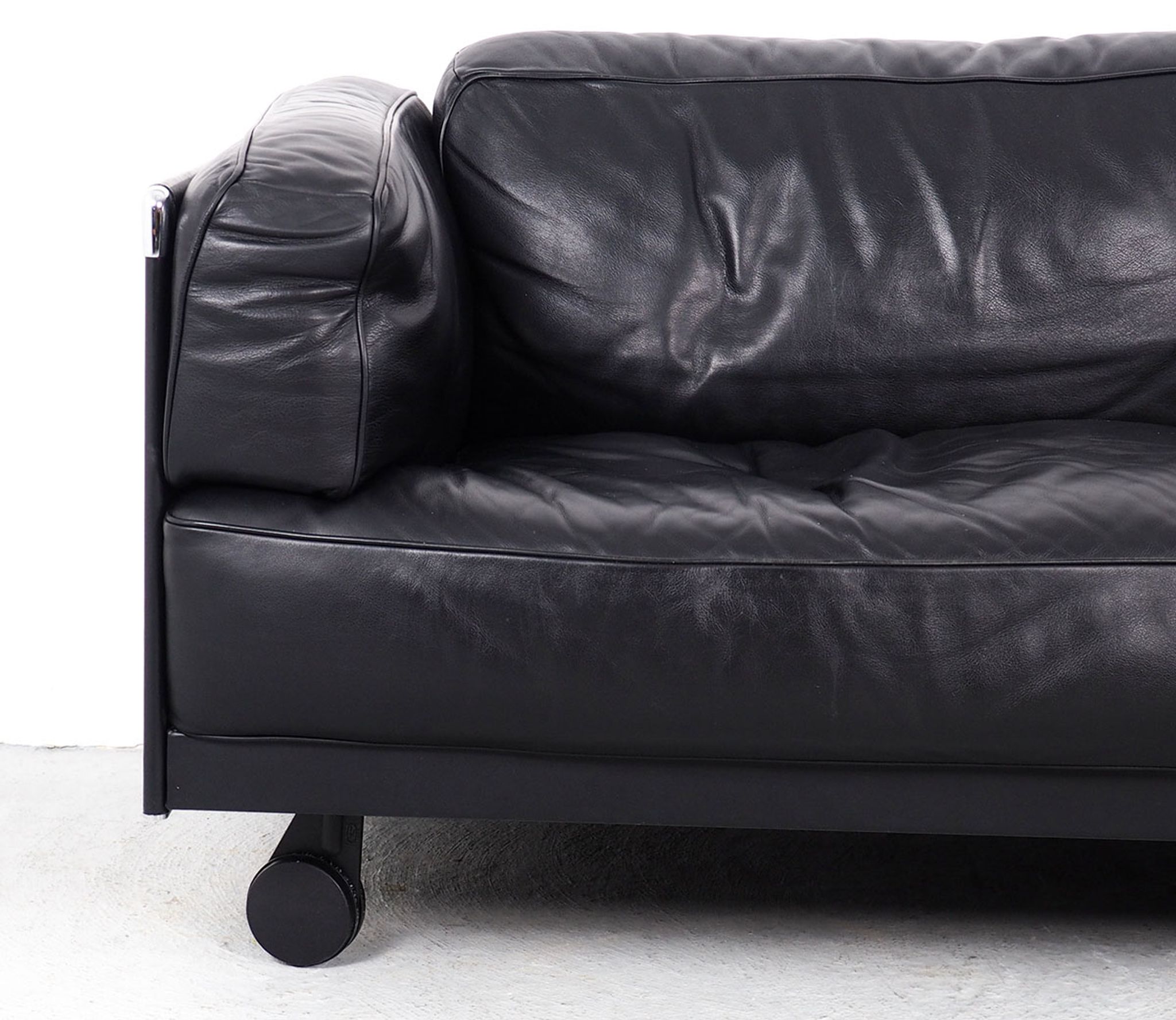 Twice 2.5-Seater Leather Sofa by Pierluigi Cerri for Poltrona Frau, 1990s