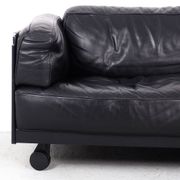 Twice 2.5-Seater Leather Sofa by Pierluigi Cerri for Poltrona Frau, 1990s