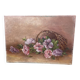 Painting bouquet, canvas on frame flowers 27X19.5