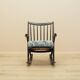 Reenskaug Rocking Chair for Bramin, Black Teak, 1960s