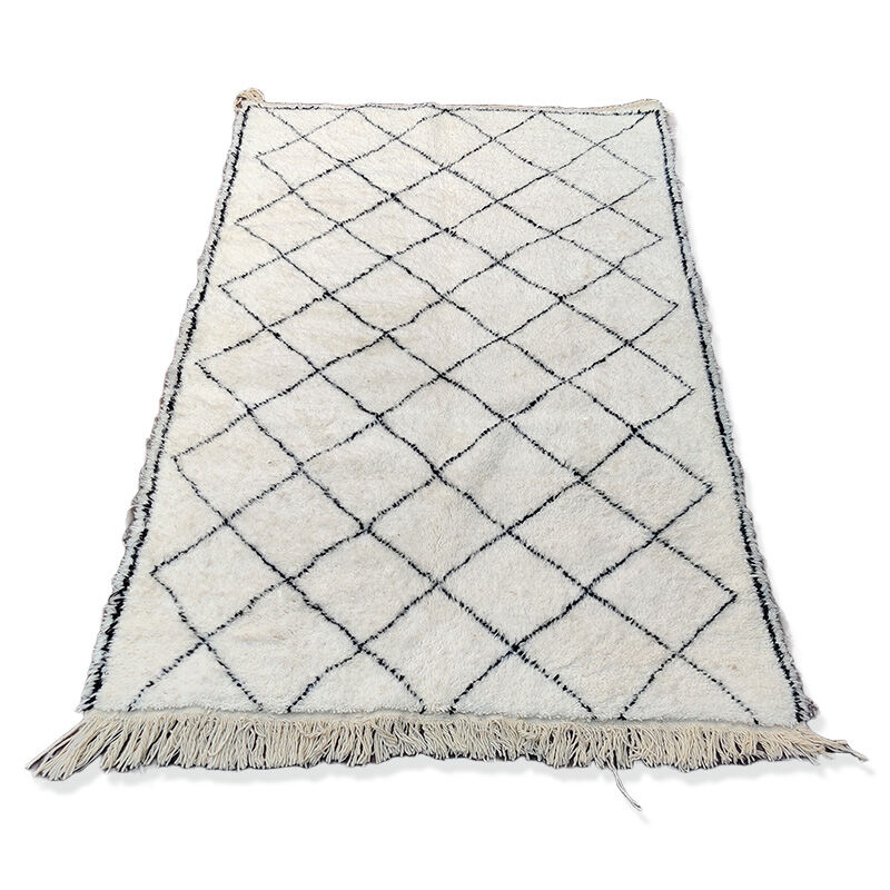Berber carpet small diamonds 150x250 cm