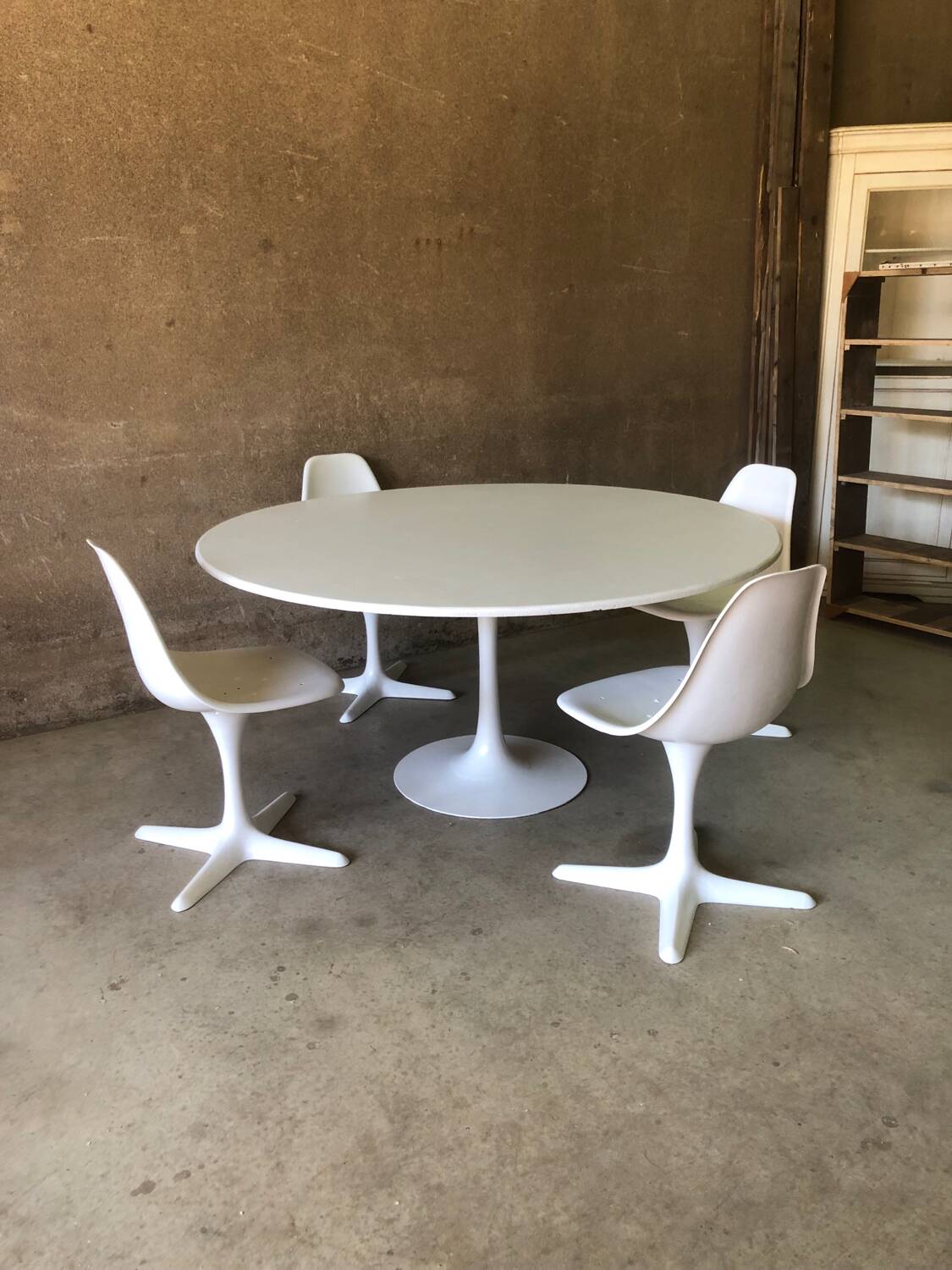 Vintage Arkana Table and Chair by Maurice Burke