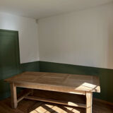 Large farmhouse table in solid oak – 230 cm