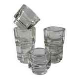 6 Joe Colombo glass egg cups