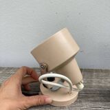 Delmas beige metal wall light, 1970